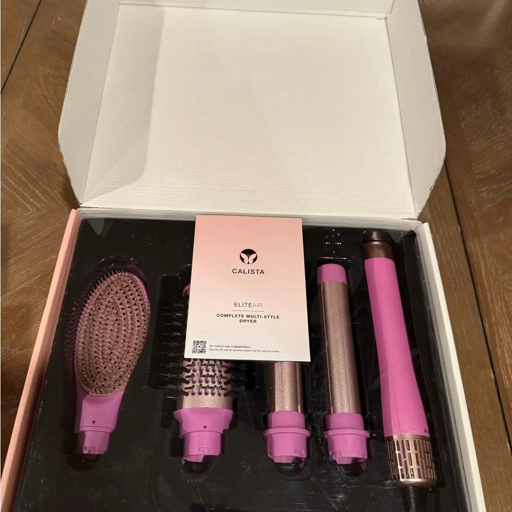 Calista EliteAir Multi-Style Dryer Pink Complete Set Hair Styler Tested